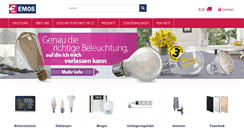 Desktop Screenshot of de.emos.cz
